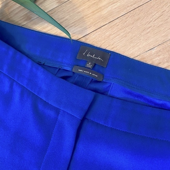 Aritzia T.BABATON Skinny Trouser Pant Royal Blue Size 4 - Picture 8 of 11